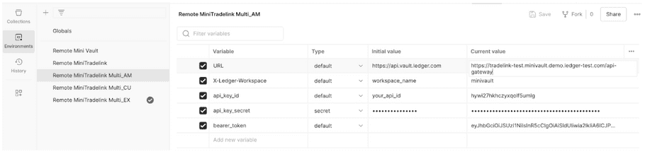 env setup